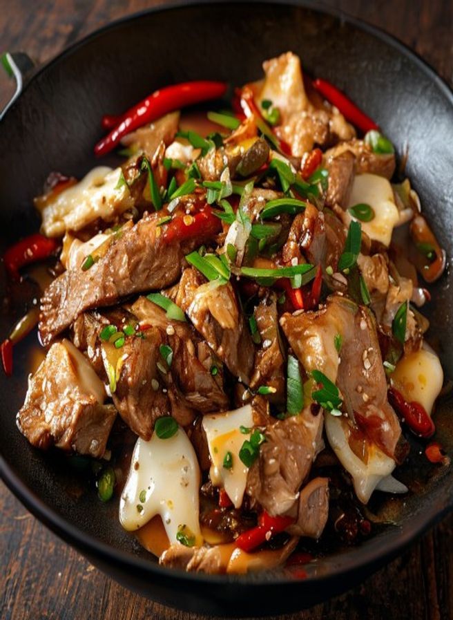 Bœuf sauté à l’œuf — Cooking with Morgane