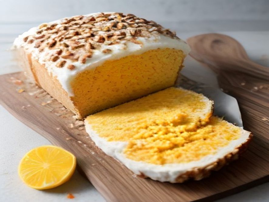 Cake aux carottes protéiné, glaçage skyr — fabiennevilling