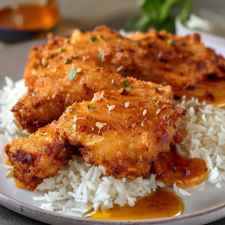 Poulet croustillant miel-ail — Daigasikfaan