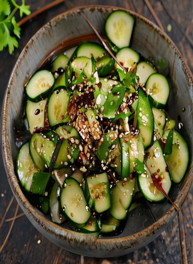 Salade de concombre asiatique — Shimyway