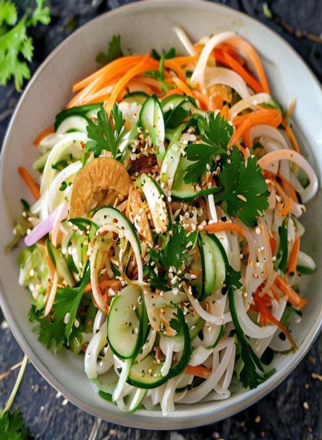 Salade nouilles carotte & concombre — Cuisine ta ligne